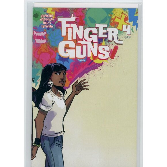 VAULT COMIC'S FINGER GUNS ©2020 #1-4 FIRST 4 ISSUES! Teen feelings/angst/chaos! - Picture 5 of 5